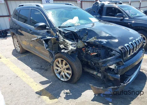 2015 Jeep Cherokee Limited z USA, uszkodzony, nr VIN 1C4PJLDB6FW505829